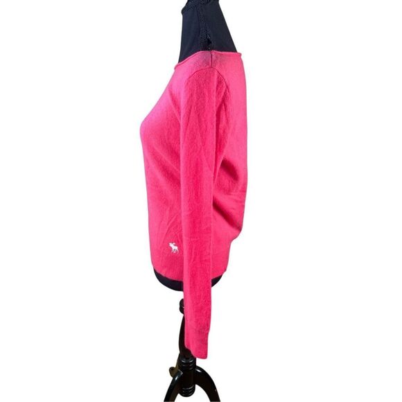Abercrombie & Fitch 100% cashmere women’s XS pink long sleeve sweater - Picture 2 of 7